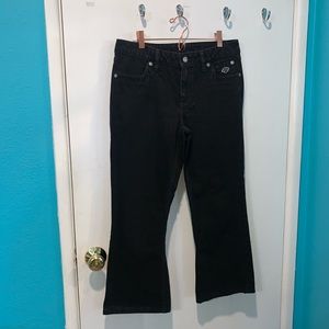 Harley Davison crop jeans dark wash